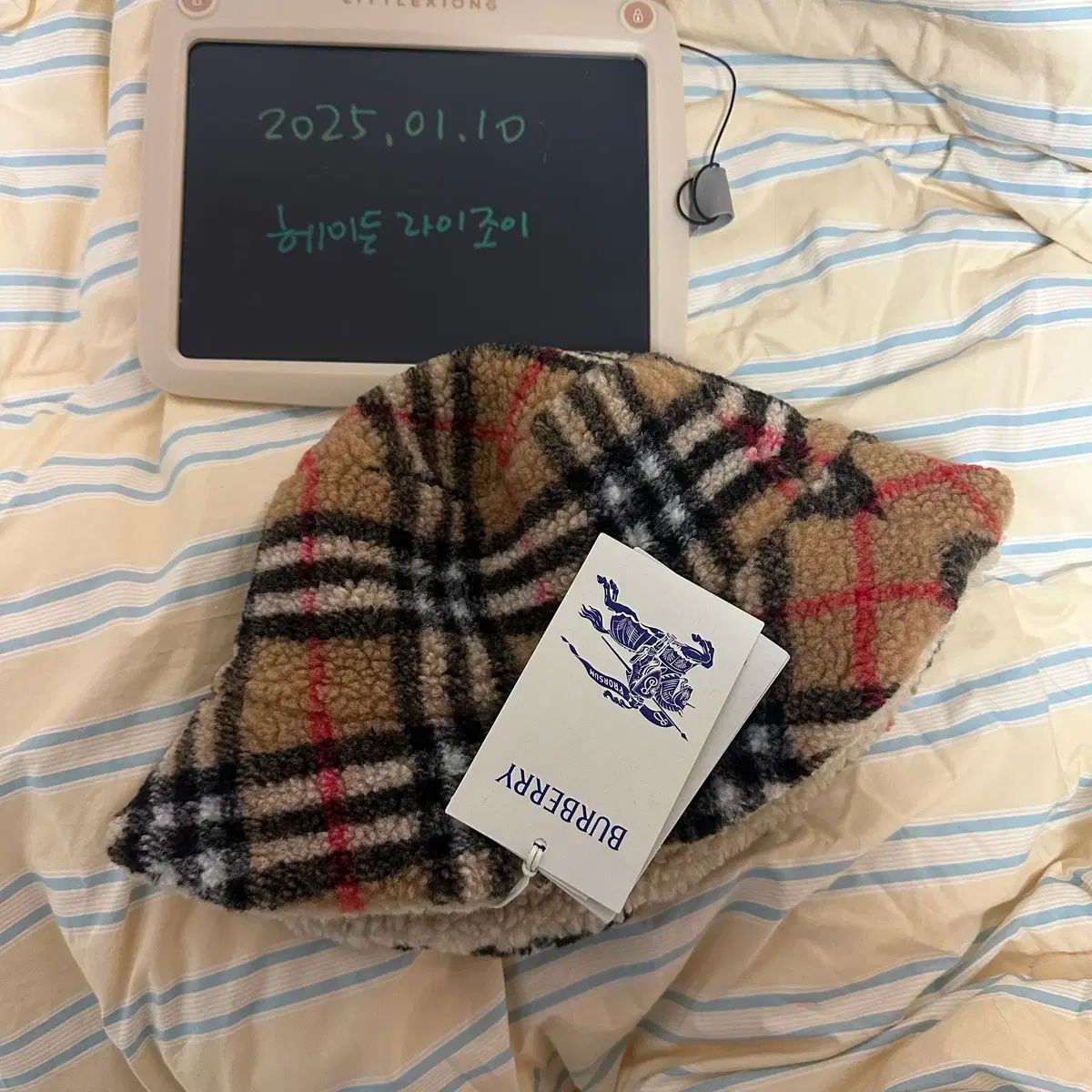 BURBERRY(バーバリー) キッズ 子供 チェック バケットハット 8 ー 12y 