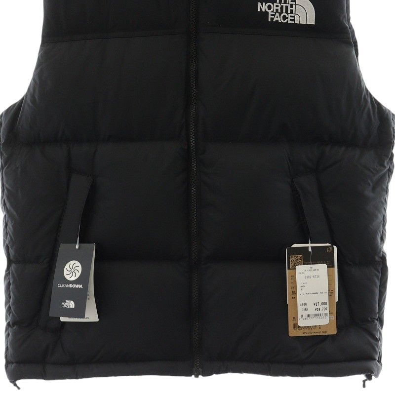 ザノースフェイス THE NORTH FACE NUPTSE VEST 22AW ヌプシ ダウンベスト ジップフライ ロゴ刺繍 M 黒 ブラック  ND92232 /IR □GY18 - メルカリ