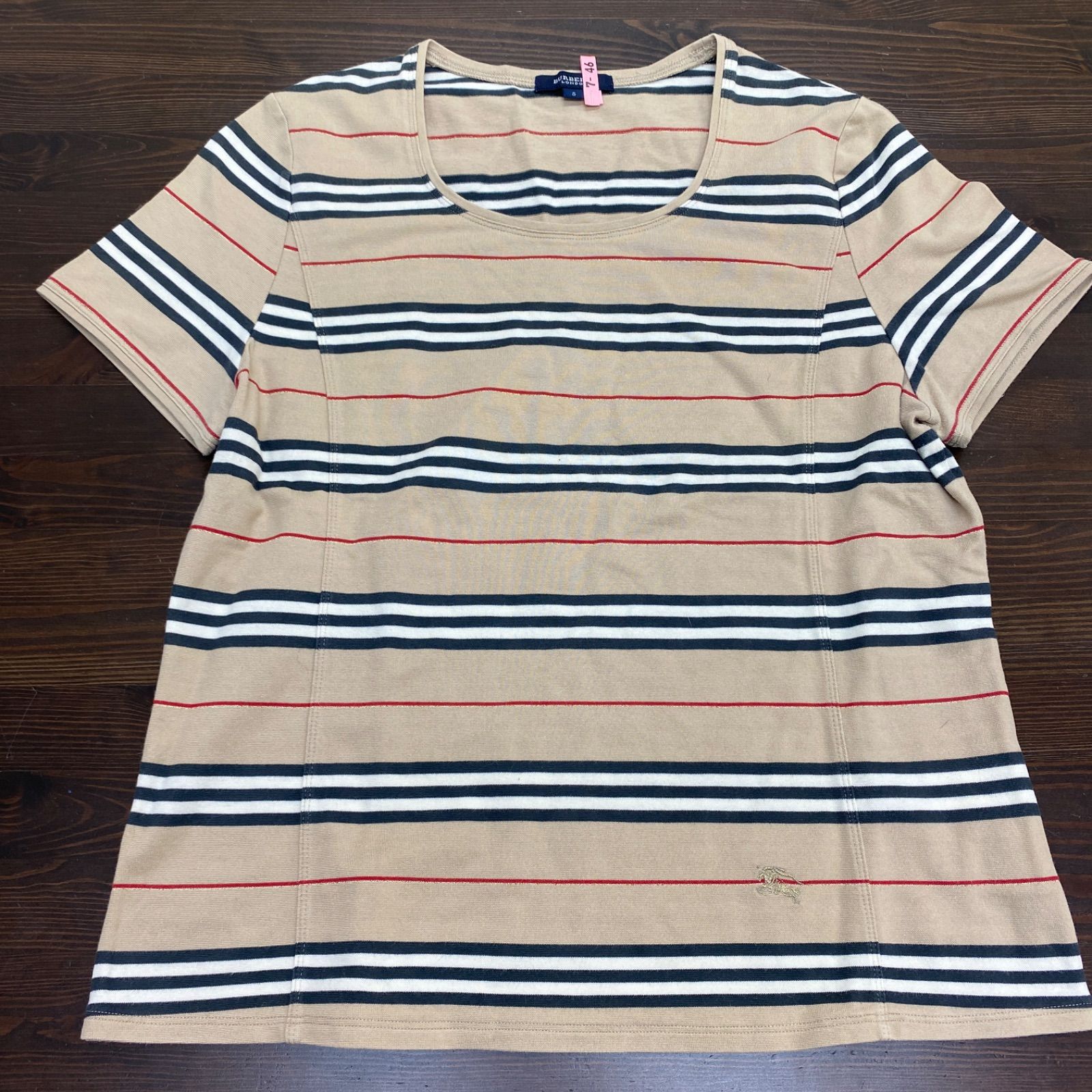 ✨美品✨BURBERRY バーバリー トップス 半袖 サイズ5 ボーダー柄 