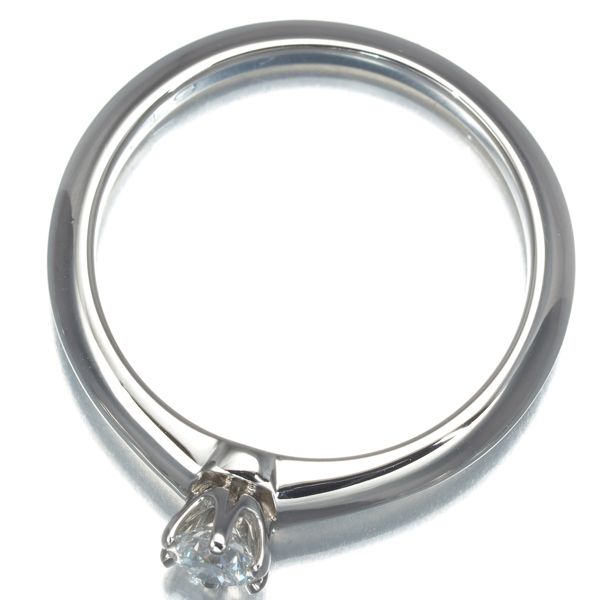 ティファニー リング ダイヤ ダイヤモンド 0.19ct ソリティア 11号  