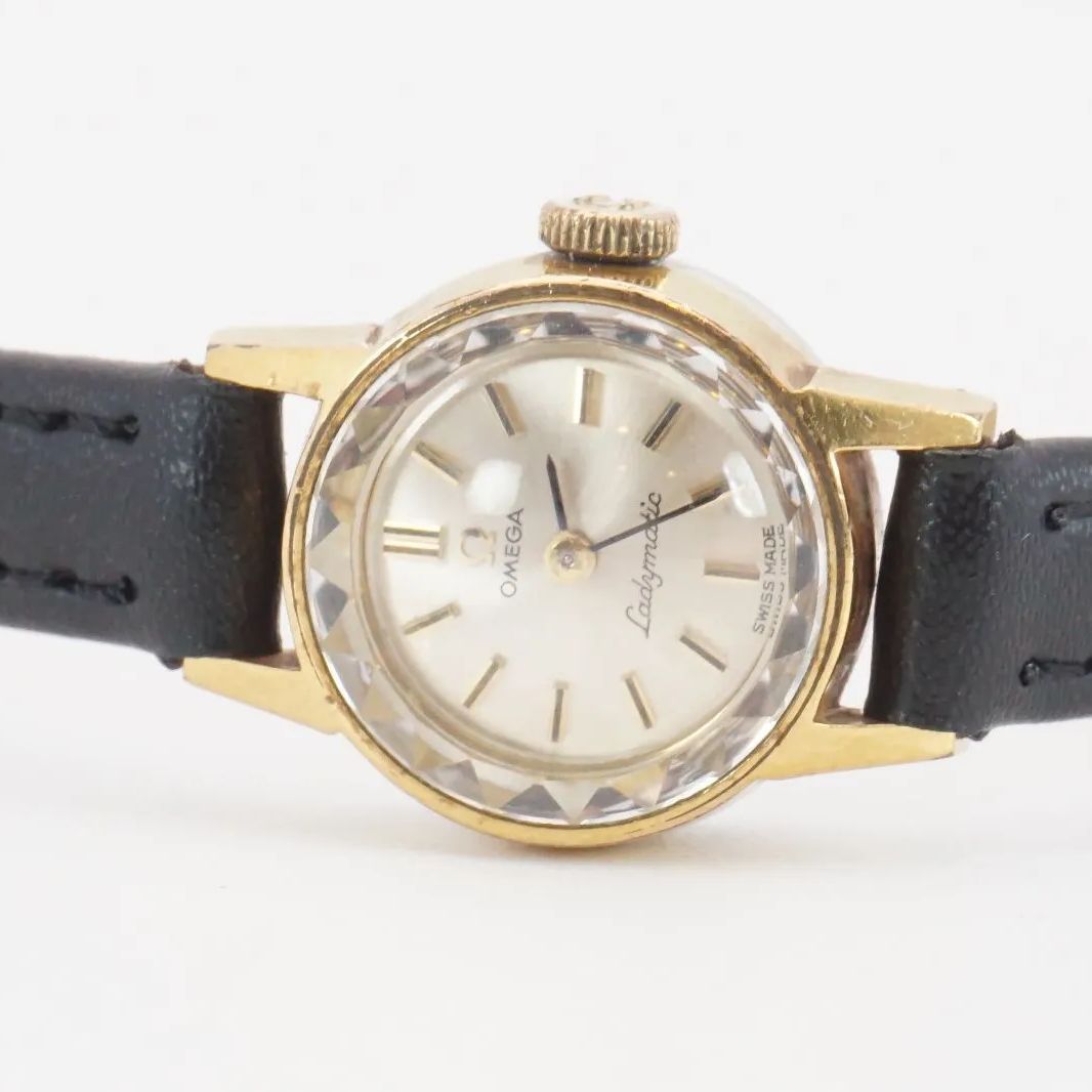 OH済オーバーホール済オメガOMEGAアンティーク手巻きレディース腕時計
