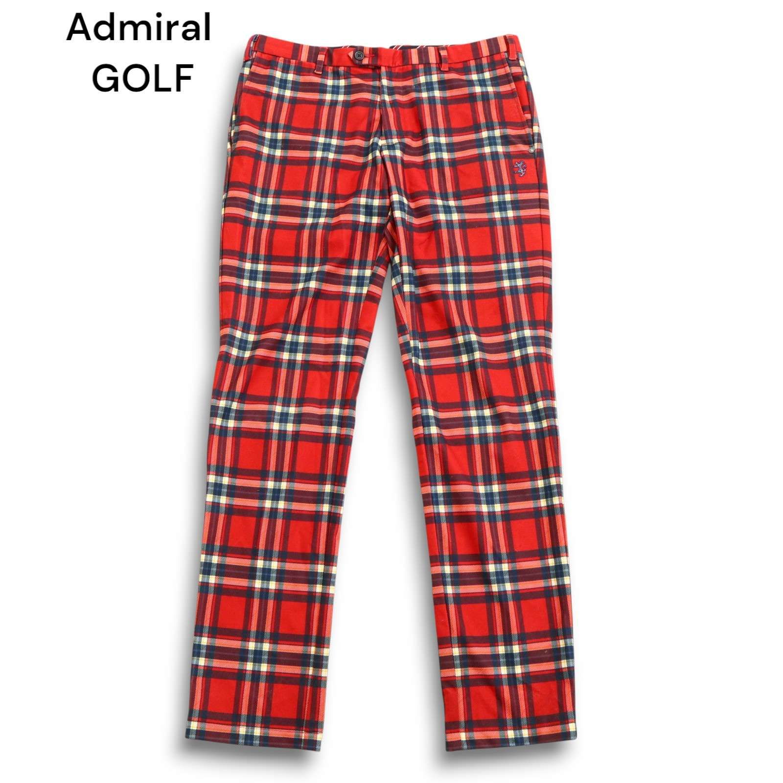 売り切れ必至！ Admiral ストレッチ ロゴ 通年 ゴルフ アドミラル GOLF メンズウェア