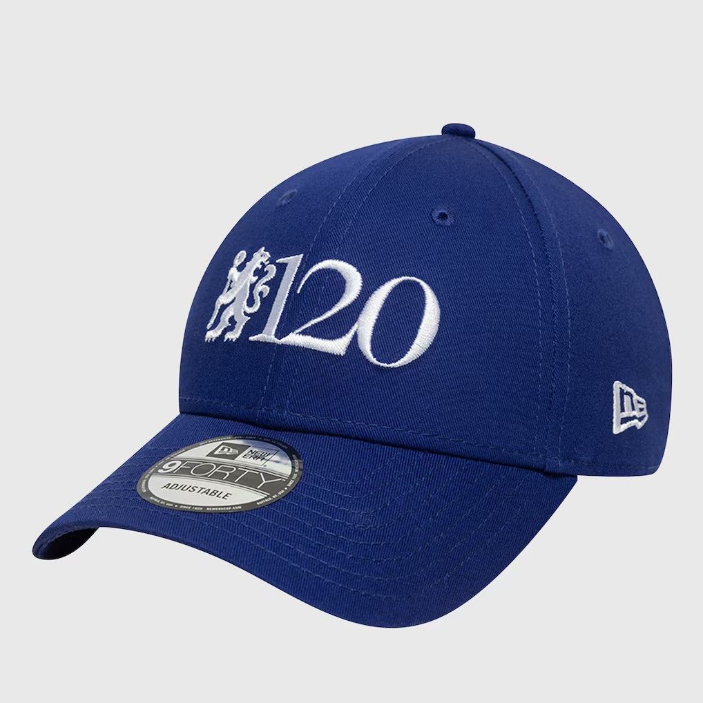 送料無料 匿名配送 ニューエラ チェルシー FC 120周年記念 9FORTY キャップ メンズ ブルー 青 公式モデル 日本未発売