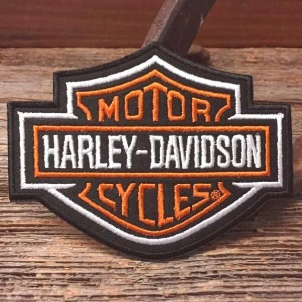 【美品】ハーレーダビッドソン☆リバーシブル　MA1　ワッペン　刺繍ロゴ ハーレーダビッドソン「No.1」刺繍ワッペン ①大 - メルカリ