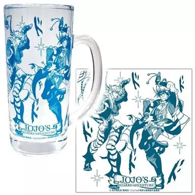 【お得，限定SALE】 【中古】グラス(キャラクター) ジョセフ＆シーザー ジョッキグラス 「ジョジョの奇妙な冒険」 マグカップ・食器