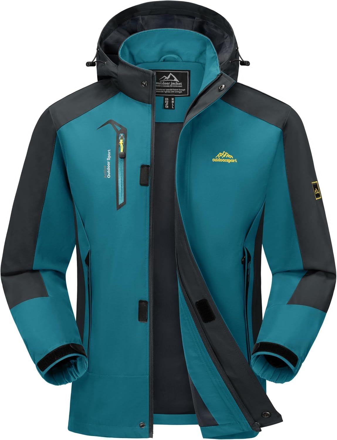 MAGCOMSEN アウトドア 登山服 コート 防風ジャケット 通気 多機能 耐摩耗 バイク用 ウエア 作業着 サイクリング 釣り 薄手 春秋冬服 メンズ