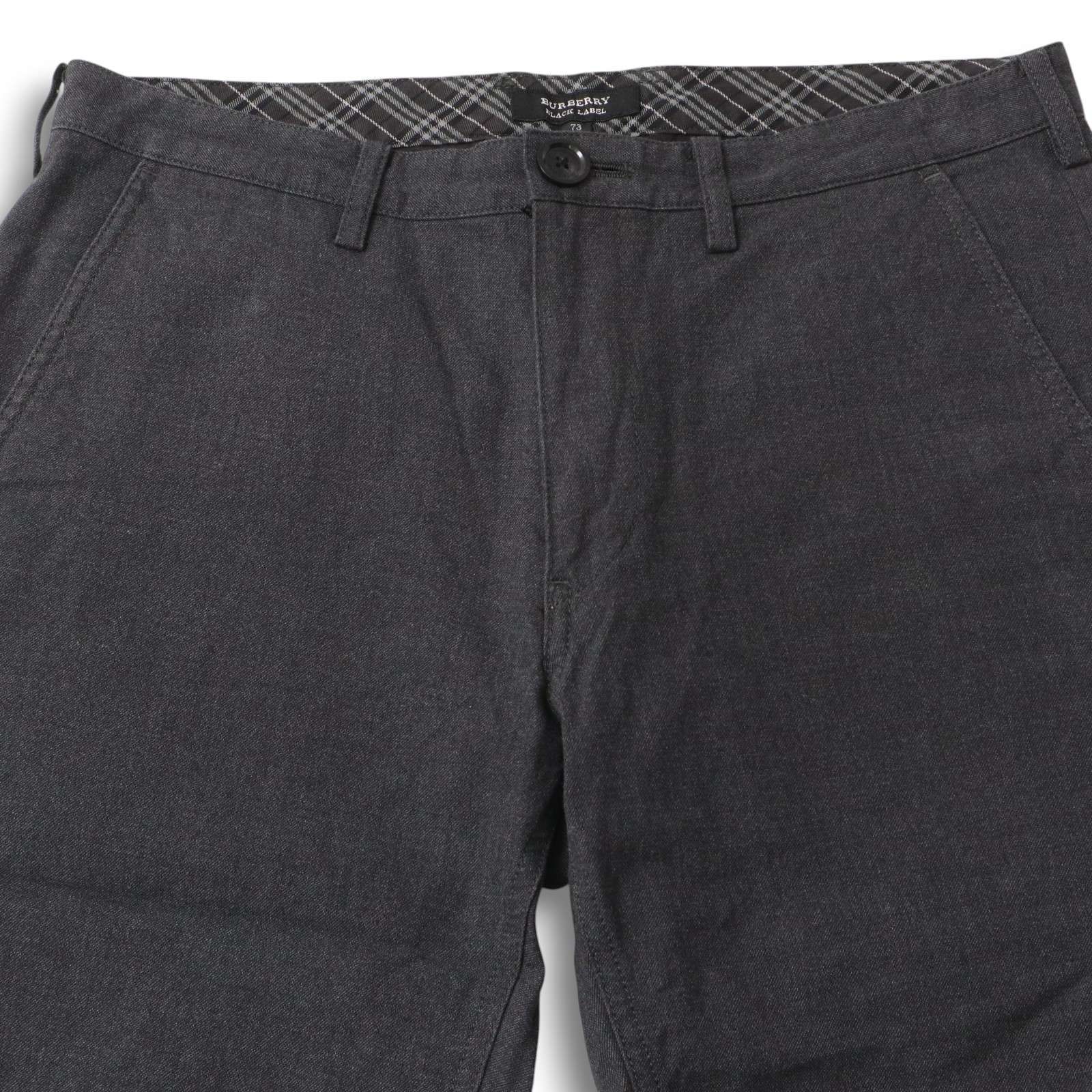新品タグ付き　BURBERRY BLACK LABEL スラックス　サイズ73 新品】 パンツ 73 バーバリーブラックレーベル 49882 BURBERRY