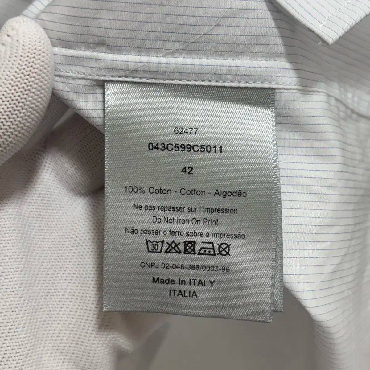 Christian Dior ロゴプリント長袖シャツ 42 Christian Dior（シャツ