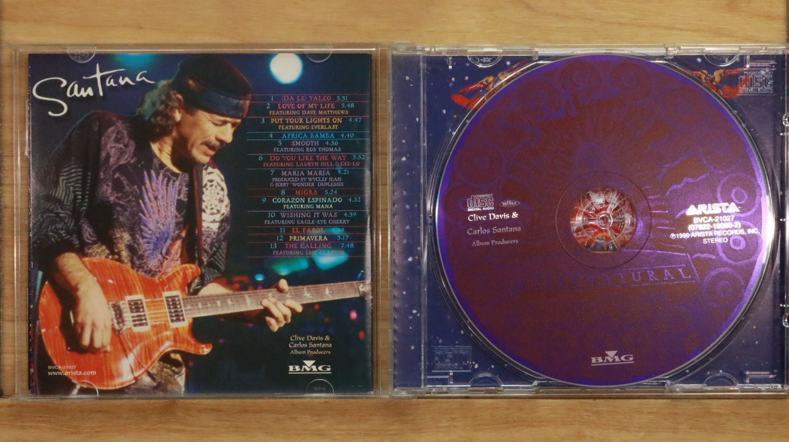 国内盤CD☆サンタナ/Santana□ SUPER NATURAL 【BVCA21027