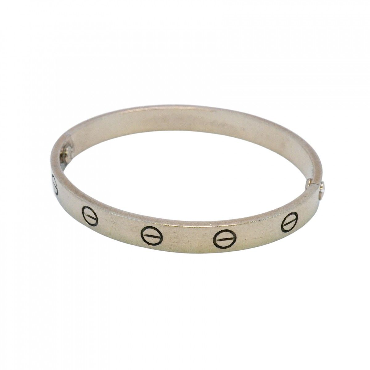 5jeb0623】カルティエ バングル ラブブレス K18WG ホワイトゴールド  