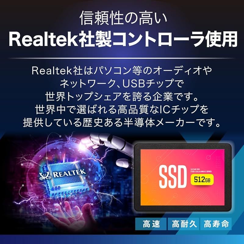 CFD MGAX シリーズ SATA接続 2.5型 SSD 512GB 3D NAND TLC採用 読み取り最大530MB S SATAIII 6Gbps 2.5 インチ 内蔵SSD512GB CSSD-S6L512MGAX メーカー CHRISTIANNAURATH_COM_BR