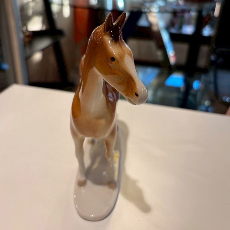 ROYAL DUX BOHEMIA 馬 オブジェ 高さ20cm 置物 陶器 チェコスロバキア