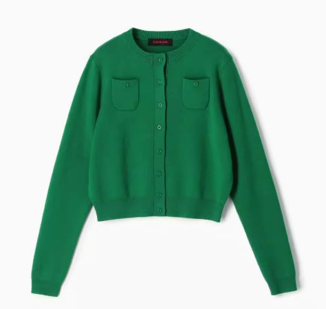 特別価格 CABaN コットンカシミヤ クルーネックカーディガン
