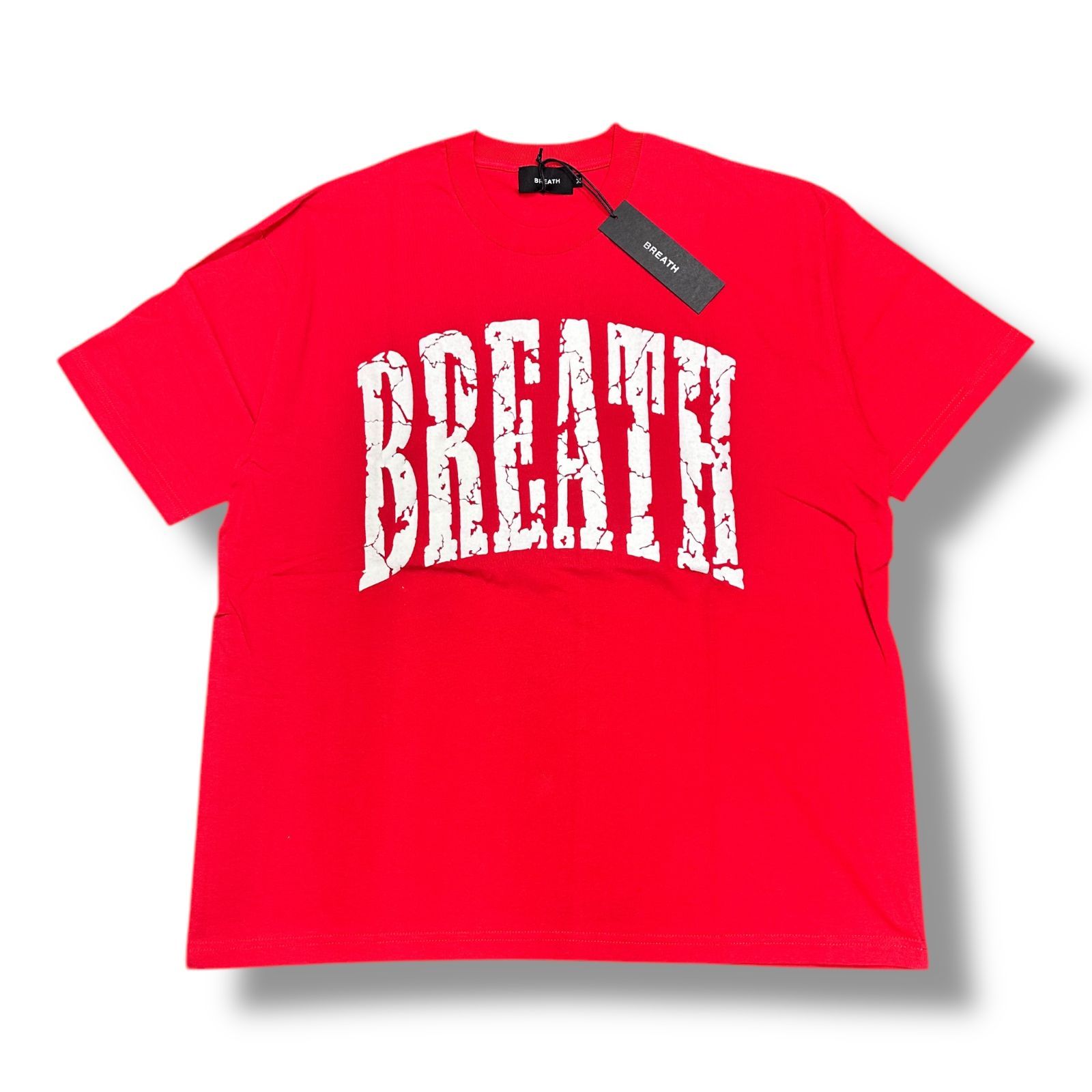 参考上代8800円 未使用品 BREATH 23SS CRACK LOGO TEE クラック