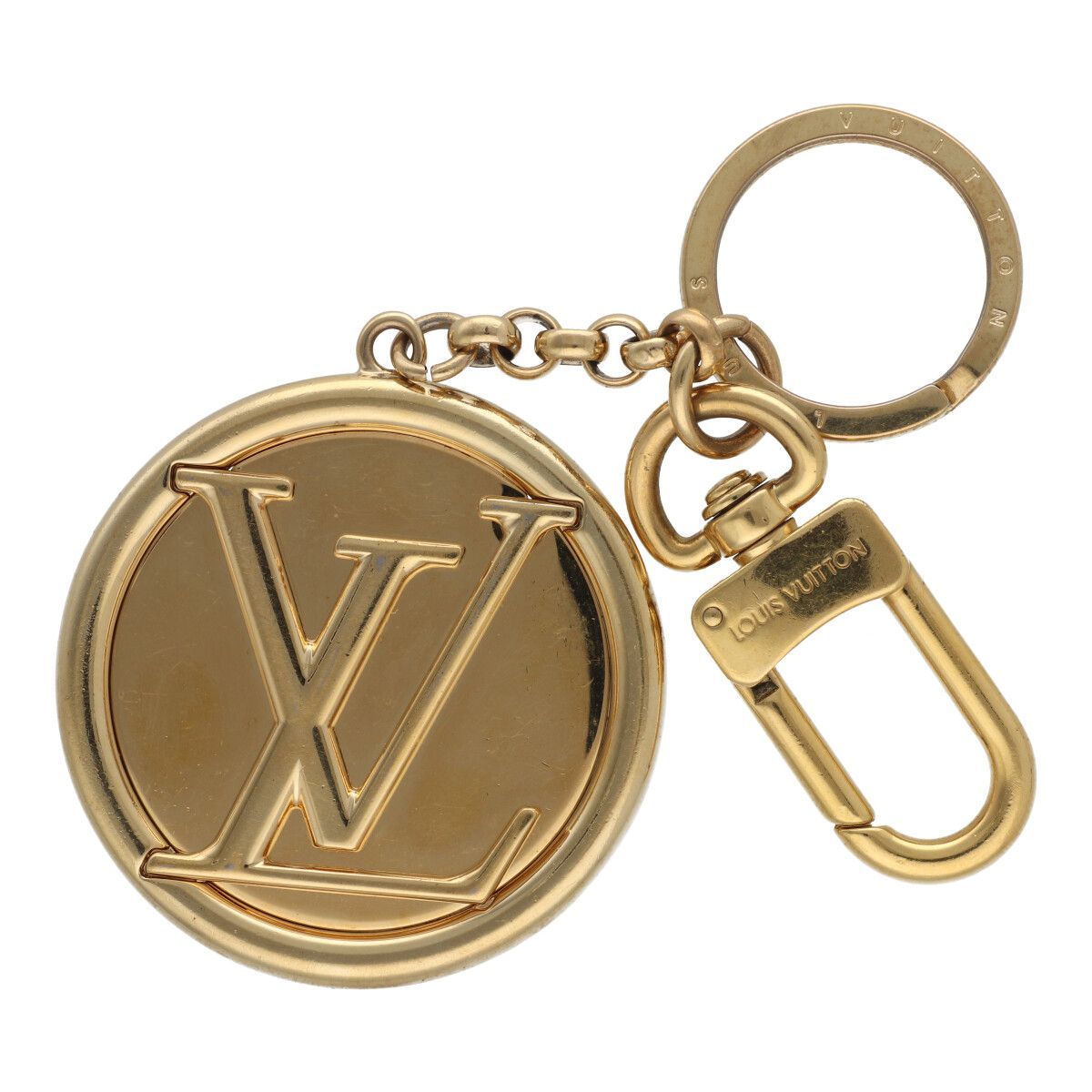 【中古】 LOUIS VUITTON ルイ・ヴィトン キーリング キーホルダー LVサークル M64261 LVサークル キーリング 24015847 LI