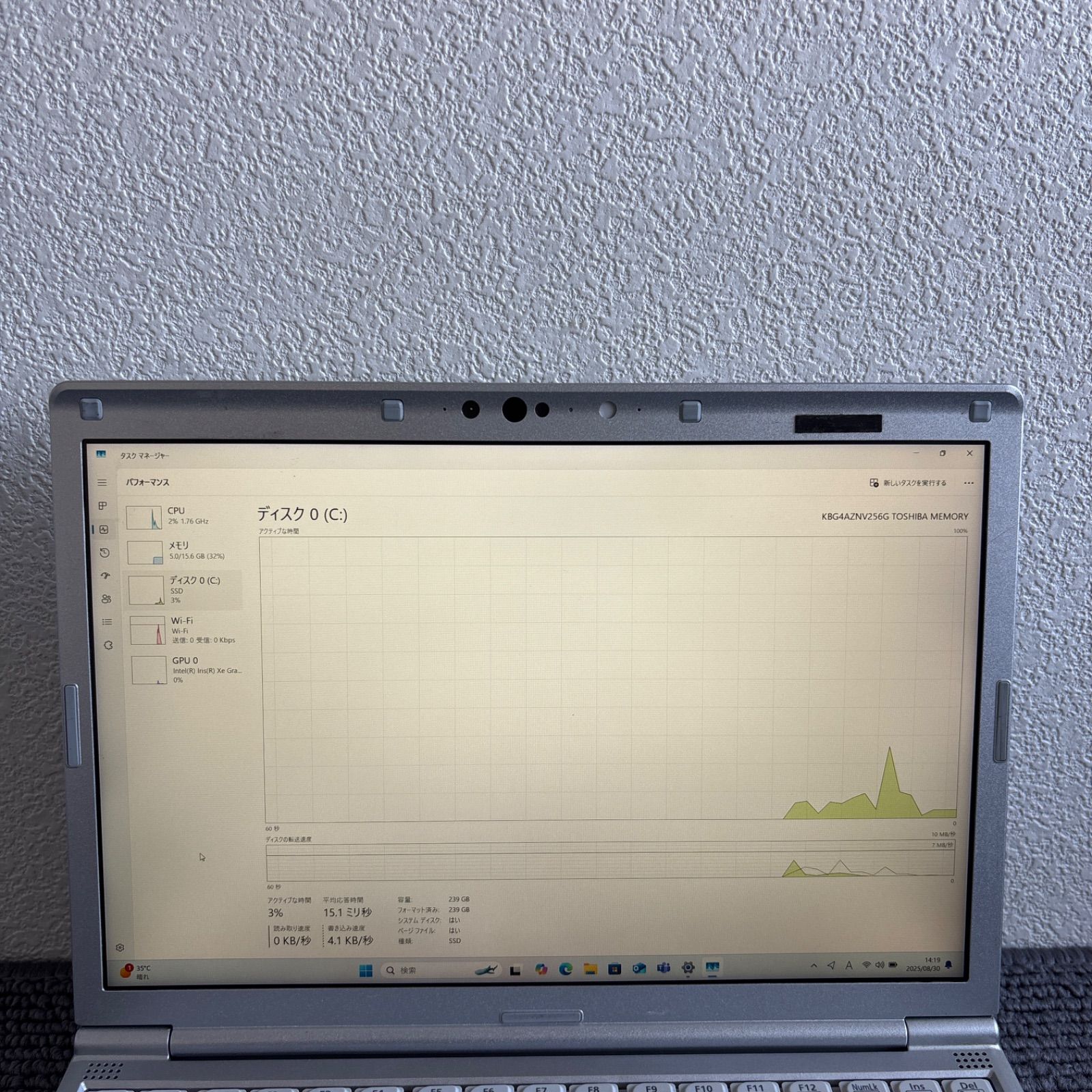 Panasonic CF-SV1 i7-1165G7 メモリ16GB 顔認証 Panasonic CF-SV1 i7-1165G7 メモリ16GB 顔認証