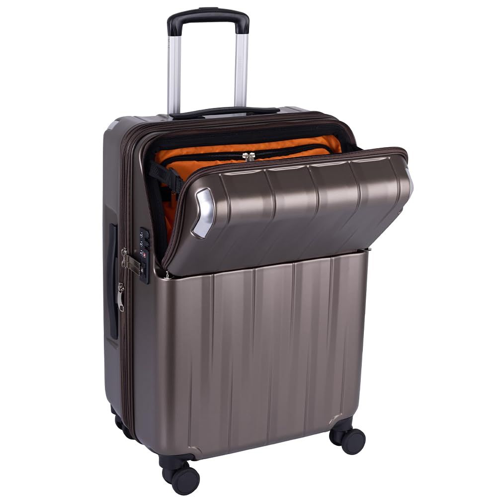 60L 71L レスト 拡張機能 ストッパー付き ブレーキ付き フロントオープン トップオープン ジッパーキャリー キャリーケース スーツケース トラベリスト