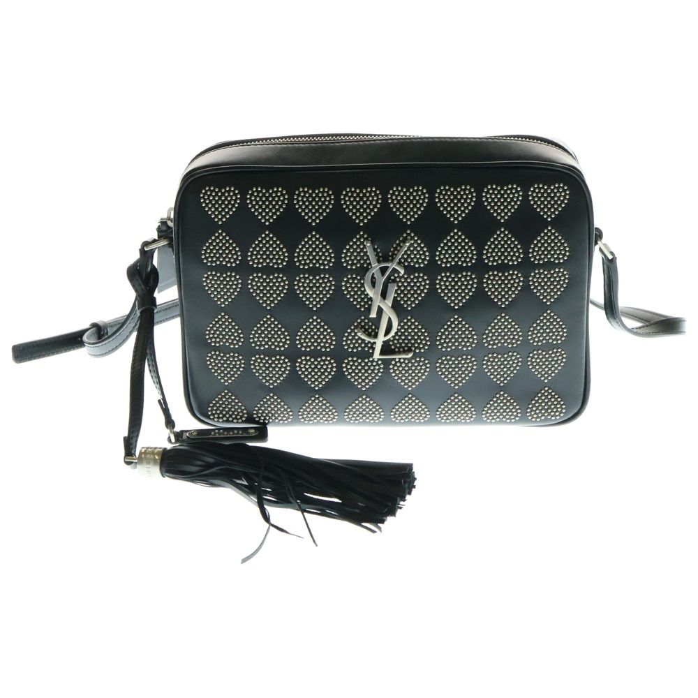 Saint Laurent サンローラン ハートスタッズ ショルダーバッグ