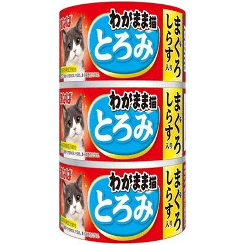 いなば わがまま猫 とろみ まぐろ しらす入り 140g×3缶 1ケース54缶
