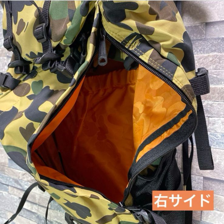 アベイシングエイプ ポーター コラボ 限定品 カモフラ バッグパック