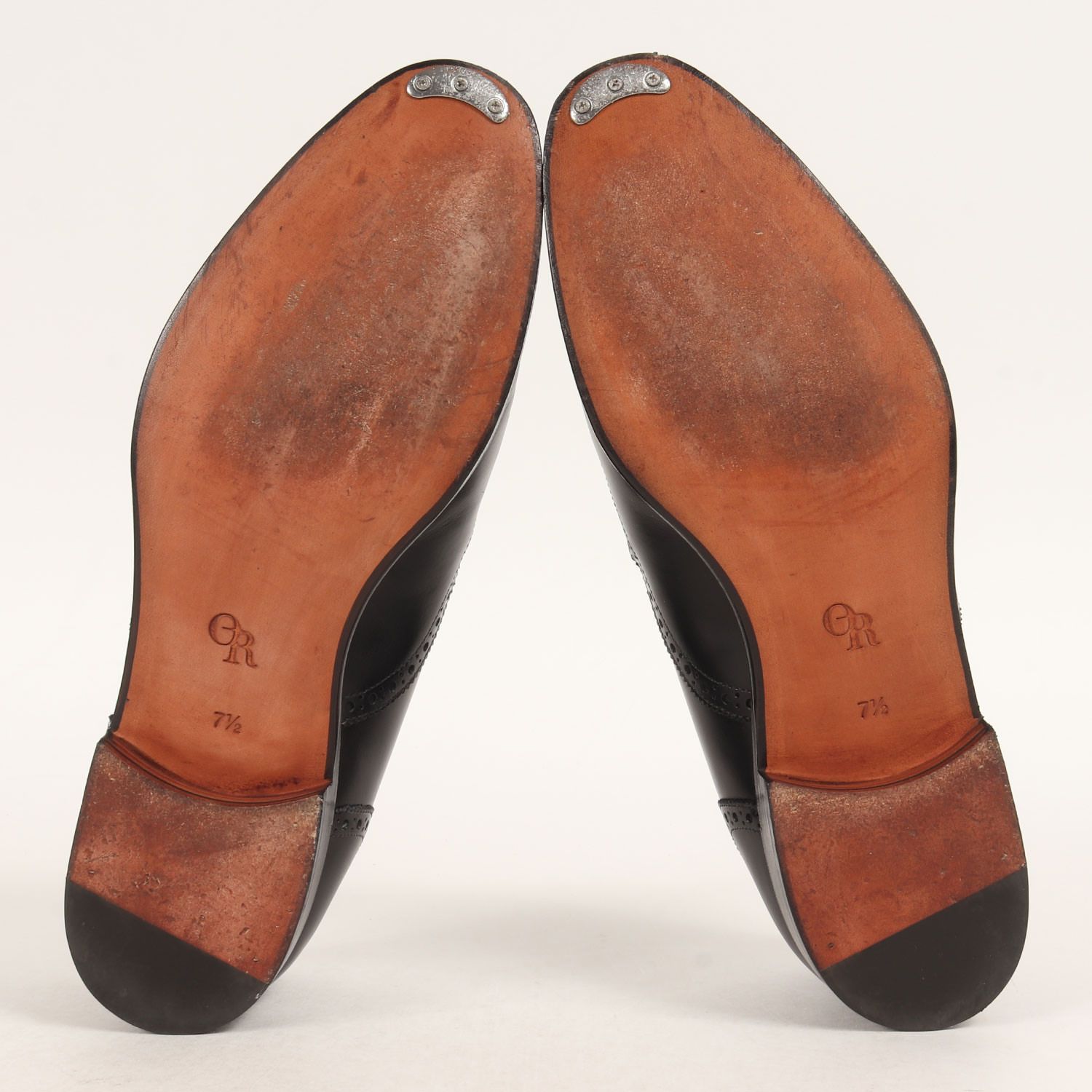 Oriental オリエンタル サイズ:7.5 メダリオン ボックスカーフ レザー