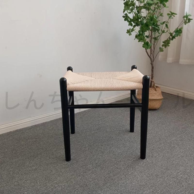 ♥ 北欧 ダイニングチェア リビング 天然木 おしゃれ オットマン インテリア