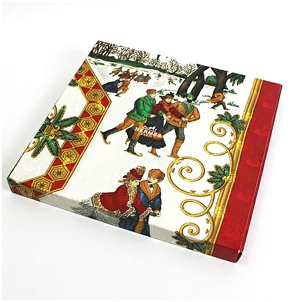 エルメス スカーフ空箱 5個セット ボックス オレンジ 中古 ABランク  