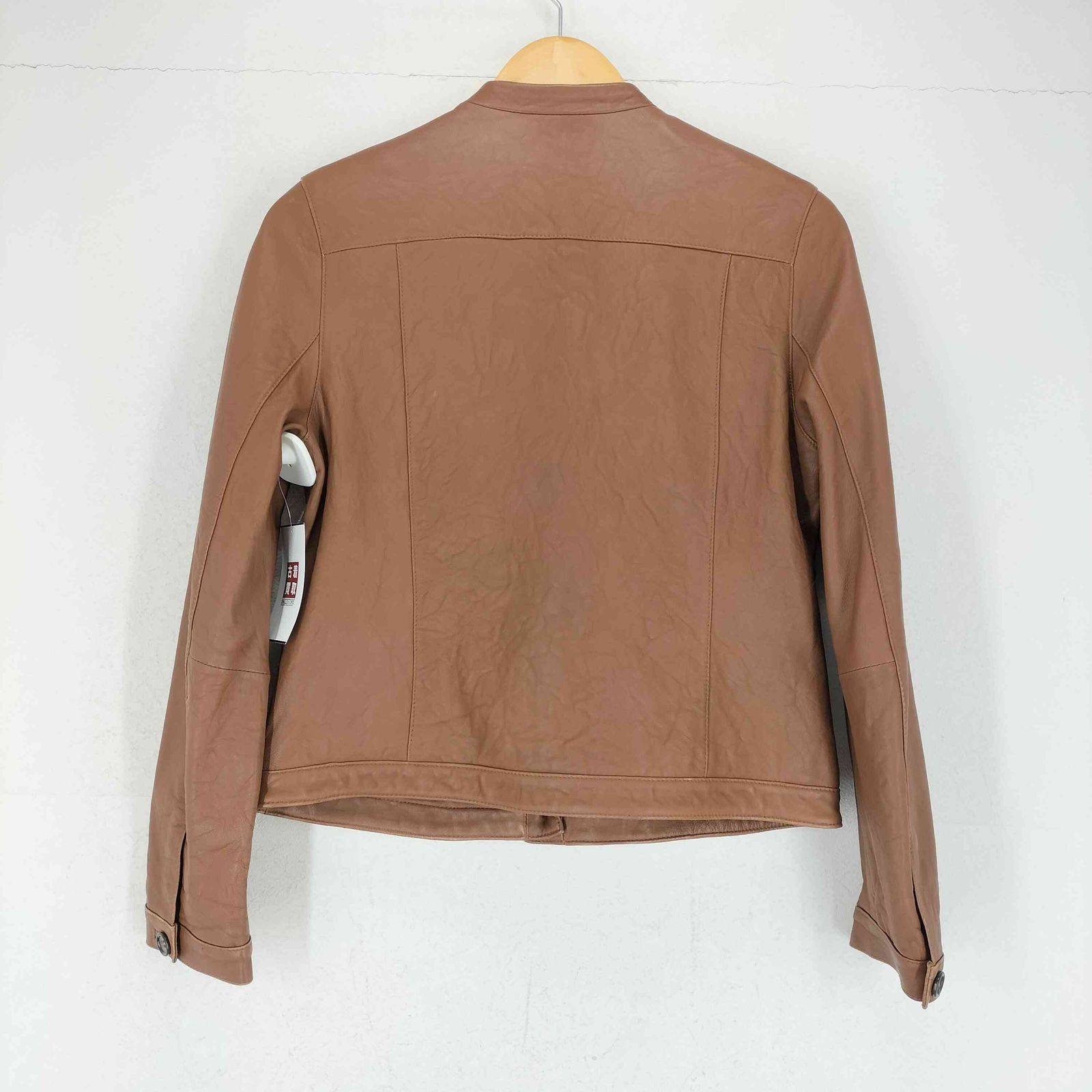 ユーズドフルギ 古着 ラムレザーライダースジャケット レディース 9AR