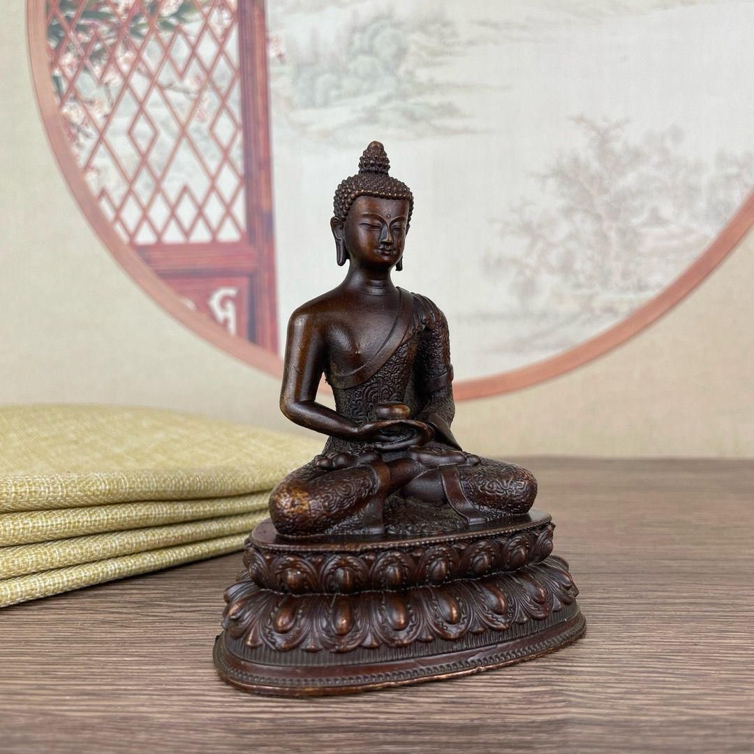 薬師如来菩薩木彫り 置物 【公式通販】