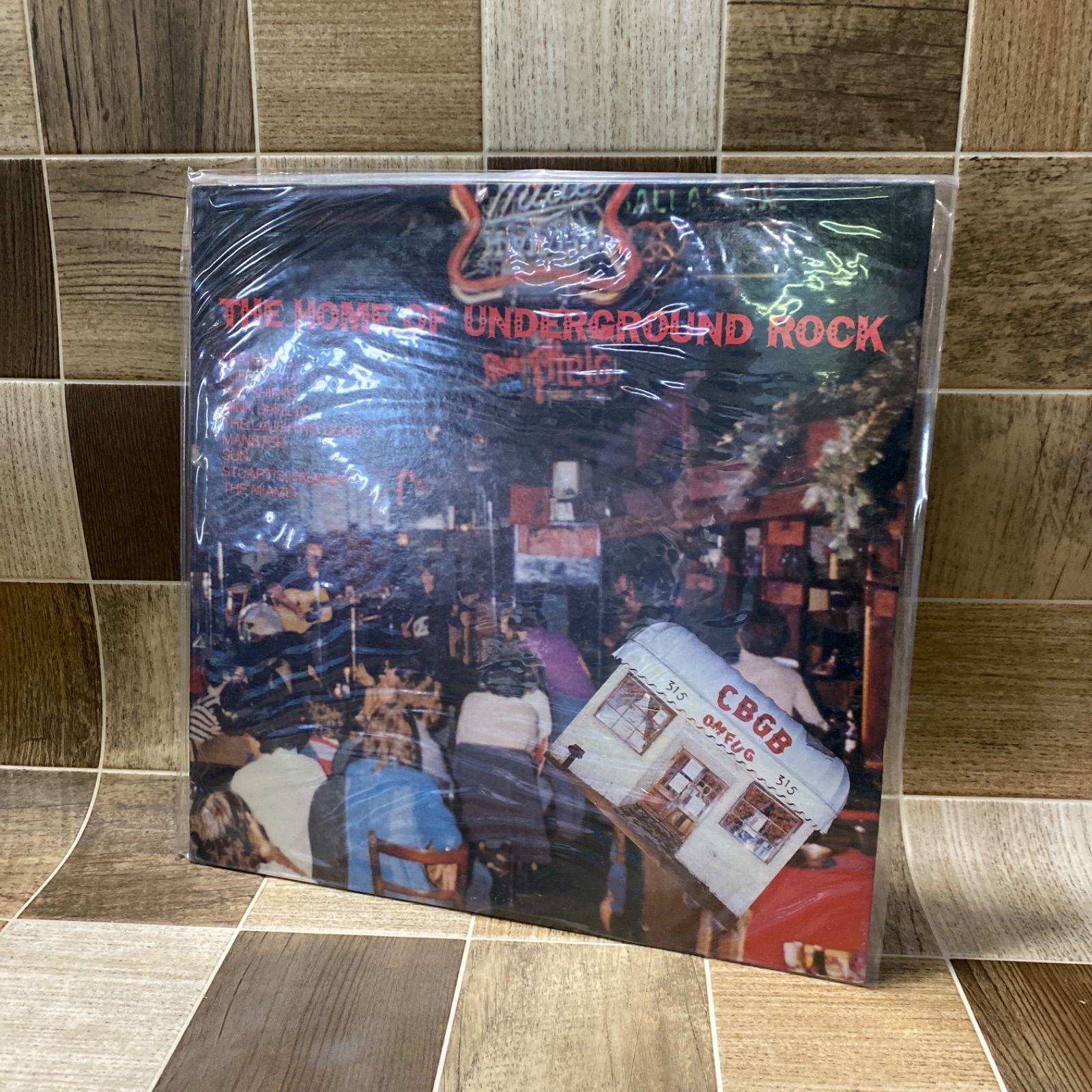 帯付 LP レコード パンク・ロックの極致 ライヴ・アット・cbgb's 見本