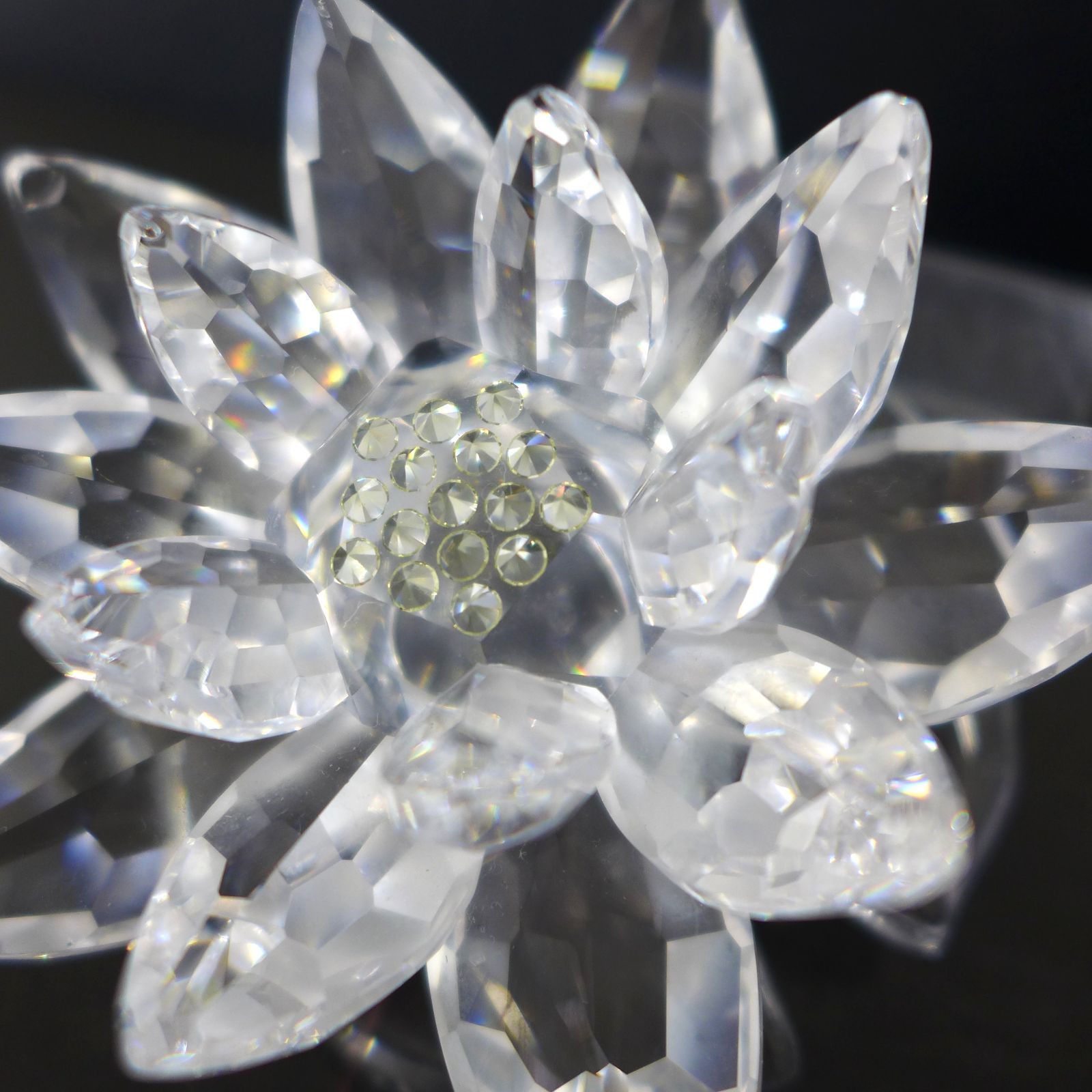 SWAROVSKI スワロフスキー 睡蓮 スイレン オブジェ 置物 公田店