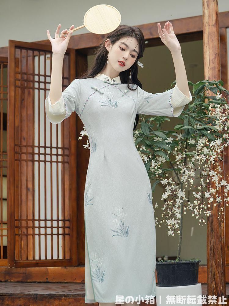 【新品】漢服 フルセット 中華風 唐装 仙女スタイル 刺繍入り コスプレ衣装 民族風 ワンピース ゴスロリ風 キャラクター衣装 学園祭用 文化祭用 舞台演出用 日常着 プレゼント用 レディース