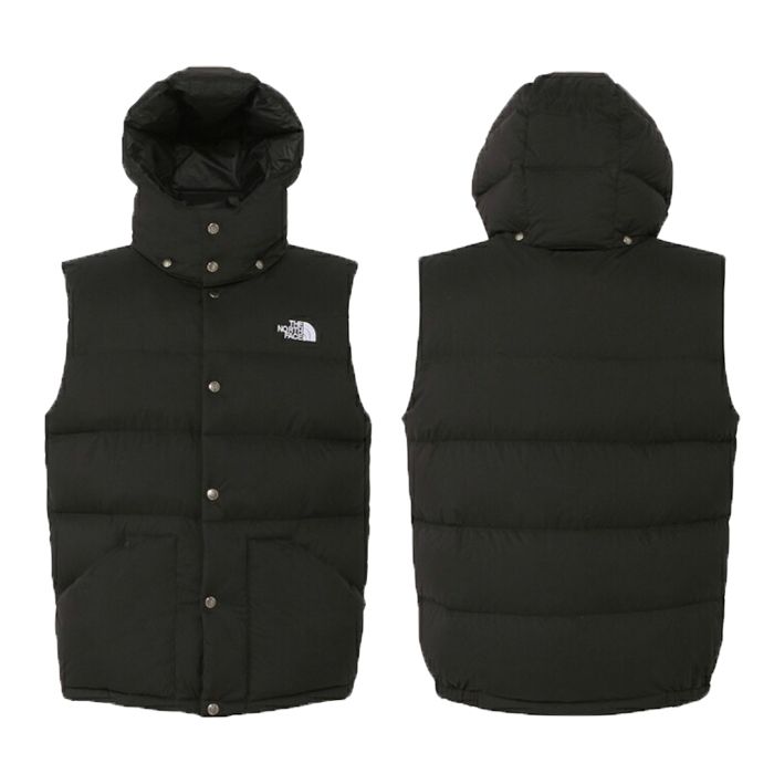 ザ ノースフェイス キャンプシエラベスト メンズ ダウン ダウンベスト THE NORTH FACE CAMP Sierra Vest ND92231  黒 ブラック ベージュ - メルカリ