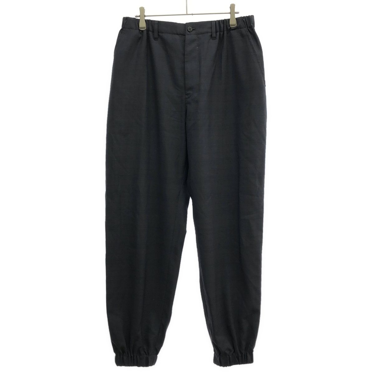 Cale カル 24SS ウールリブパンツ C41F07P02 ネイビー 4
