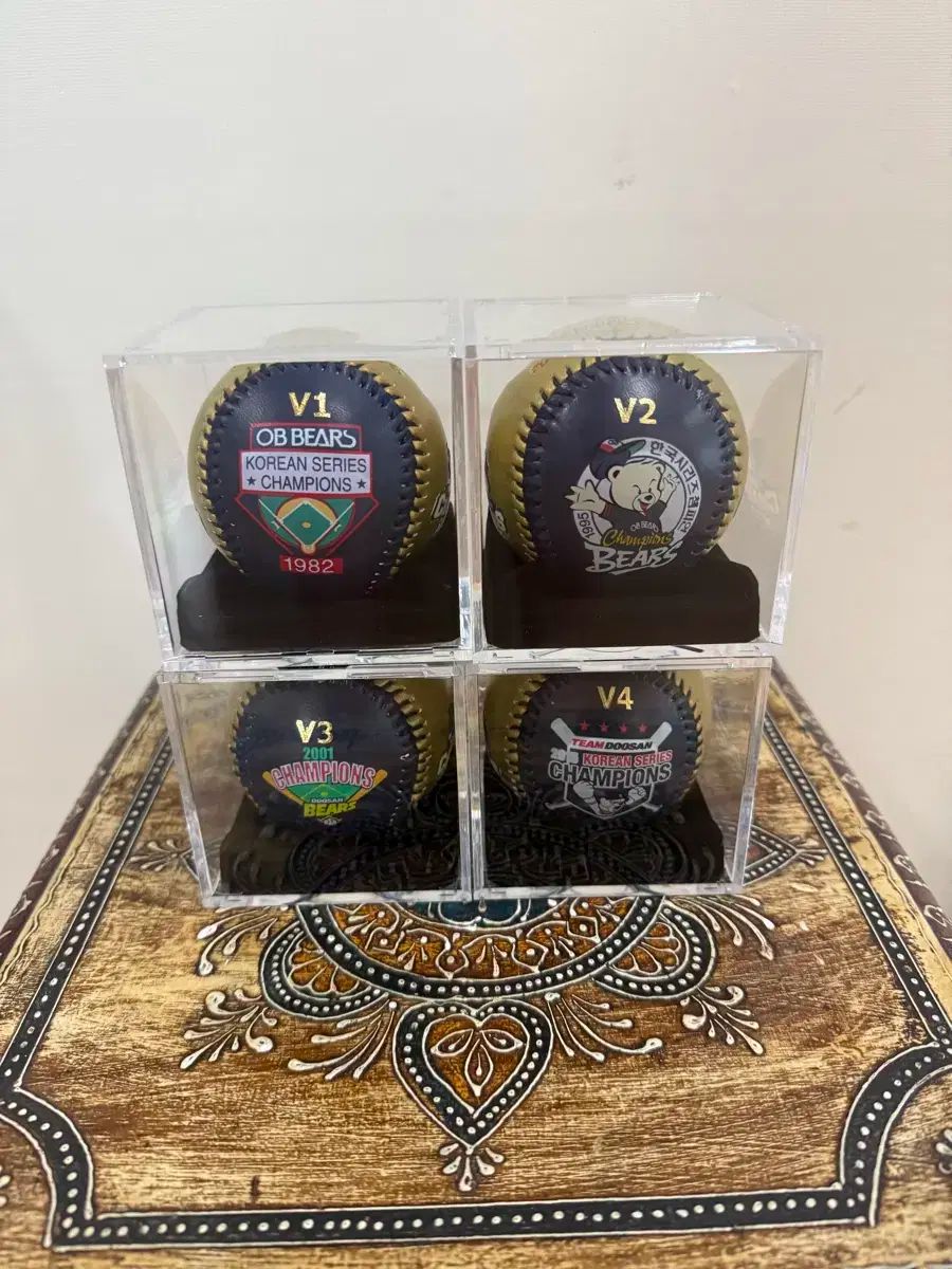 斗山ベアーズ 2016年 統合優勝記念ボール セット