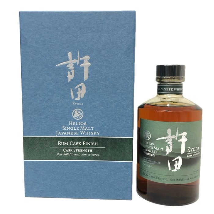 ヘリオス酒造 未開栓 700ml 57.3度 シングルモルト 許田 ラムカスクフィニッシュ ウイスキー
