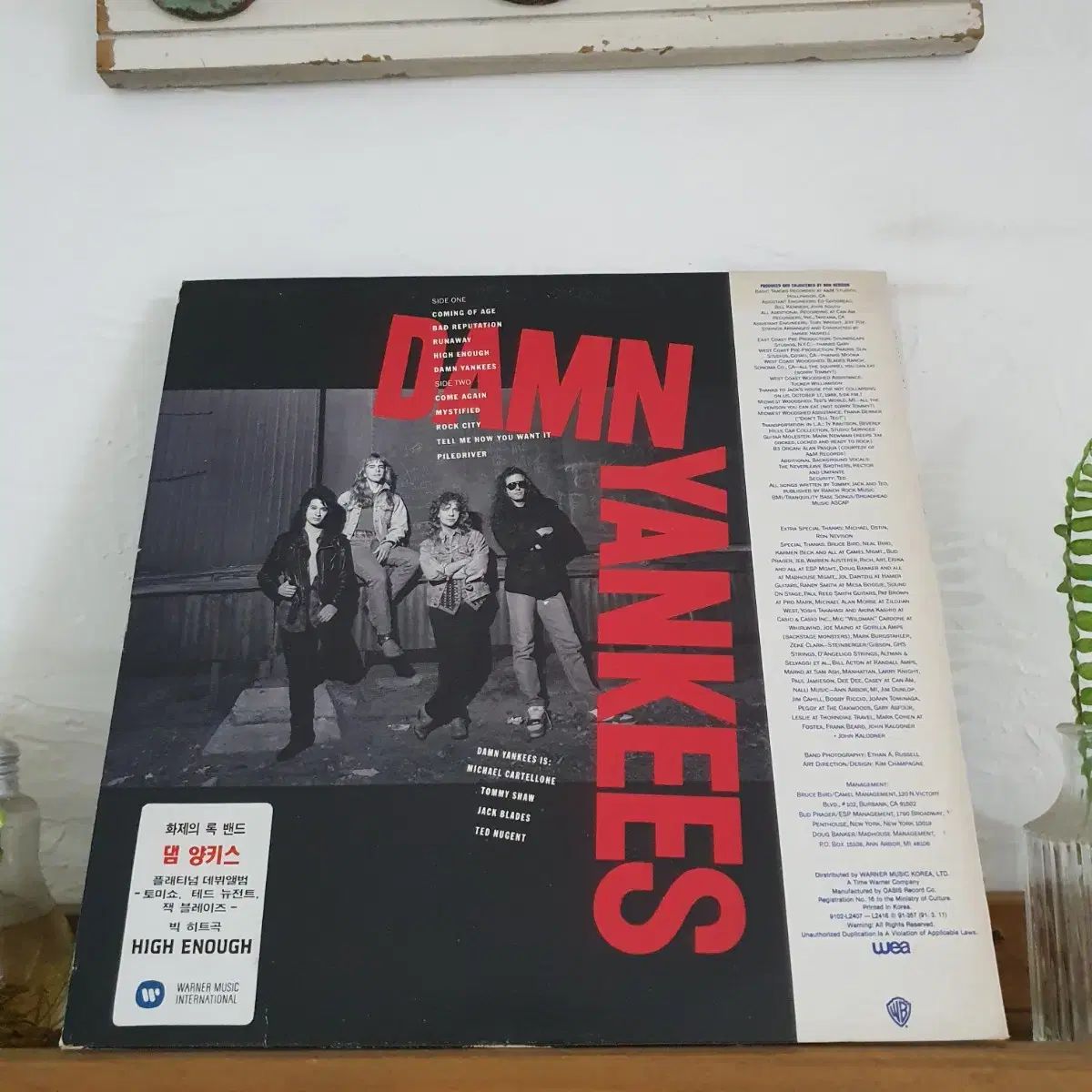 ダム ヤンキース Damn Yankees アルバム LP 1991 ワーナーミュージック ワーナー