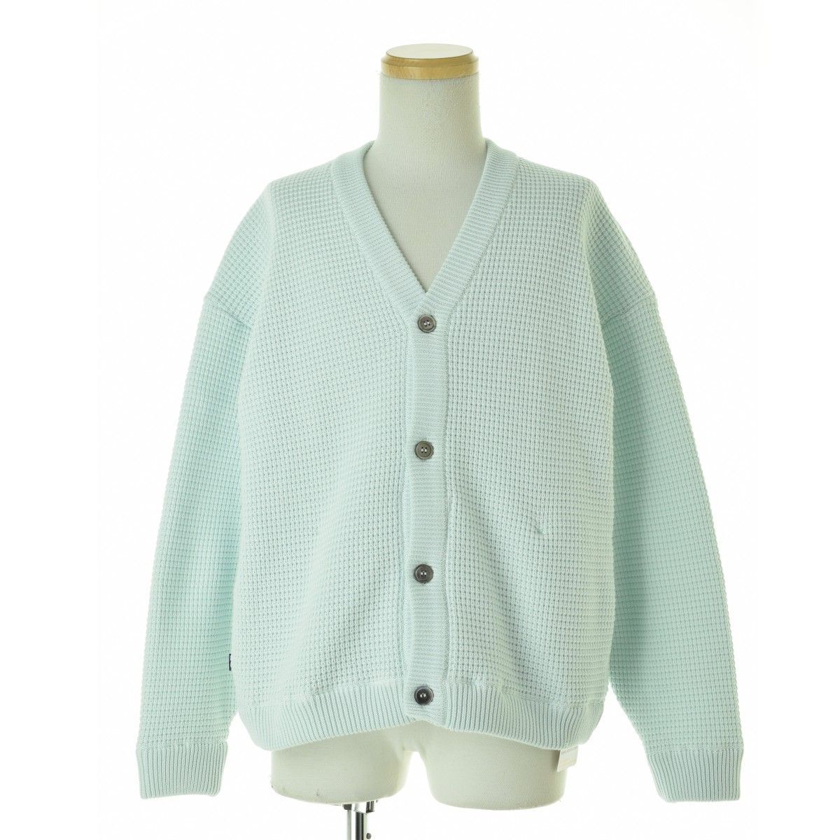 TENBOX10匣】FOOTSIES CARDIGAN sweet blue コットンニット長袖 