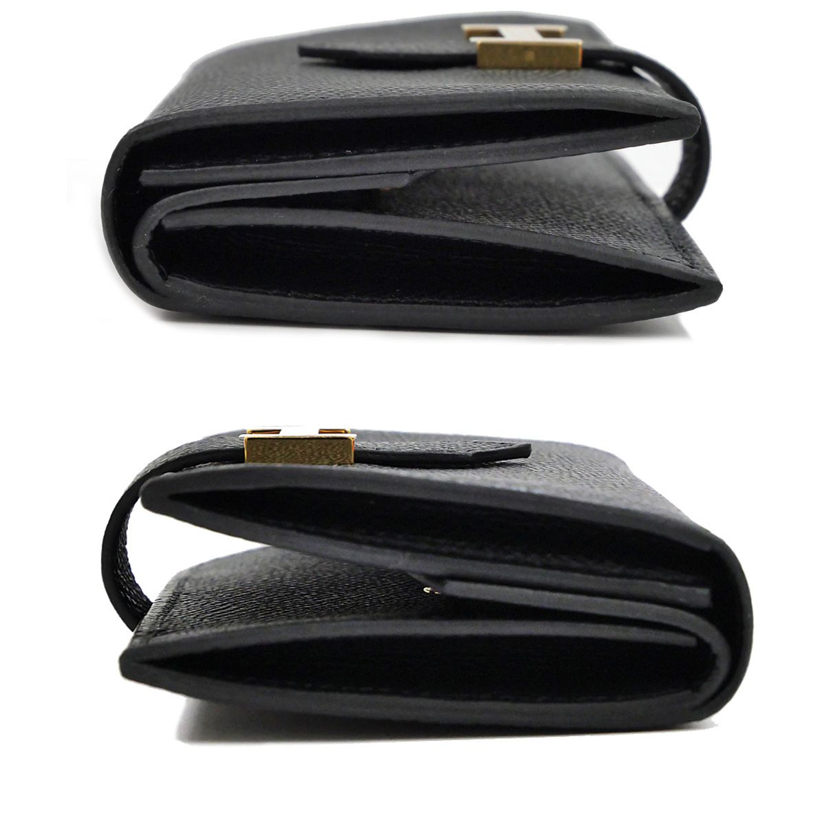 未使用 B刻印 エルメス べアンミニ 折り財布 ヴォーエプソン cs4