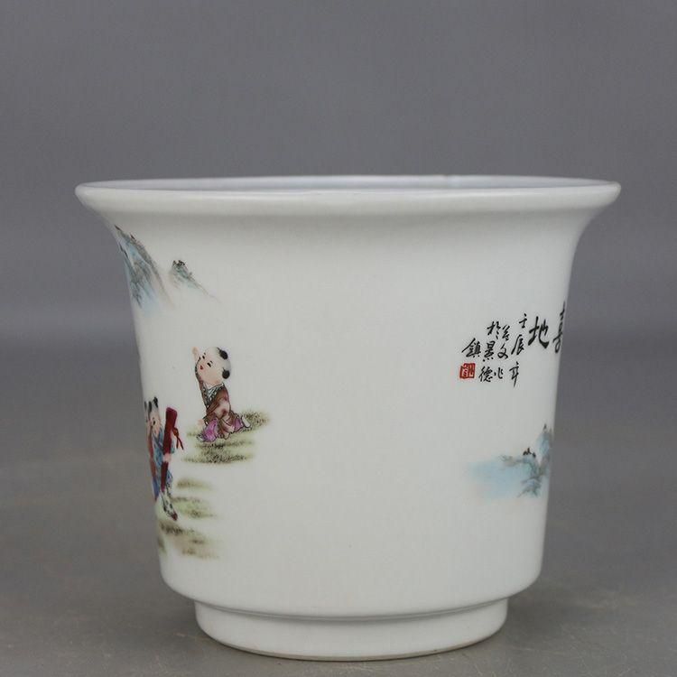 【メーカー直売】 粉彩盆栽鉢 植木鉢 小品盆栽鉢 大品盆栽鉢 - メルカリ 工芸品
