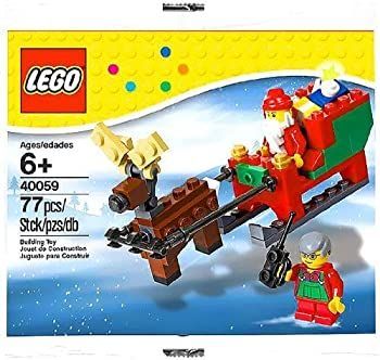 【中古】 LEGO レゴ 40059 サンタとトナカイ 77 Pc.