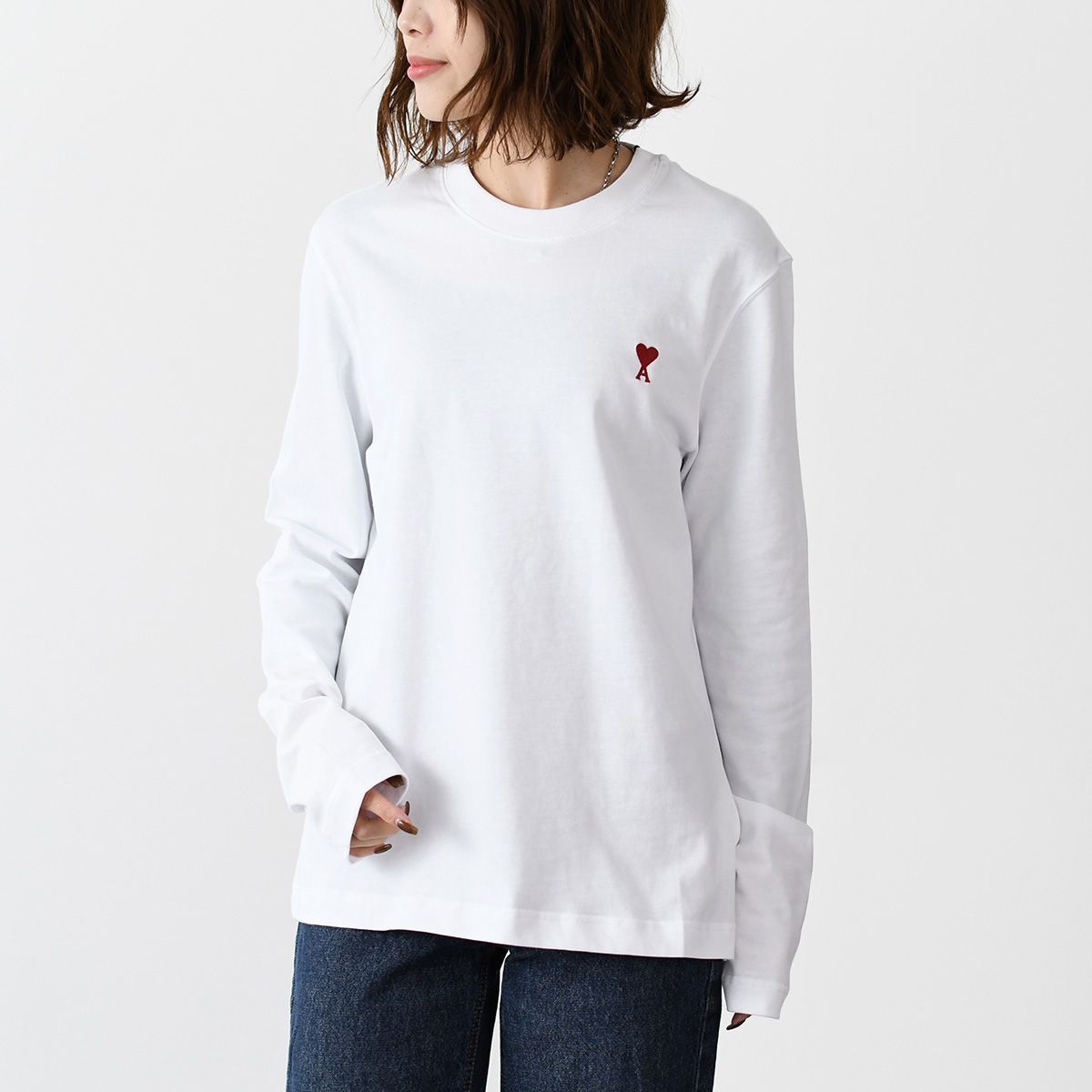 AMI PARIS アミパリス トップス ロングスリーブ Tシャツ レディース 