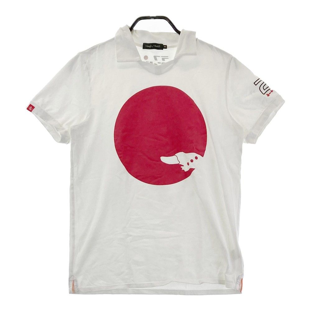 サイズ：M ROUGH&SWELL ラフアンドスウェル 襟付き 半袖Tシャツ