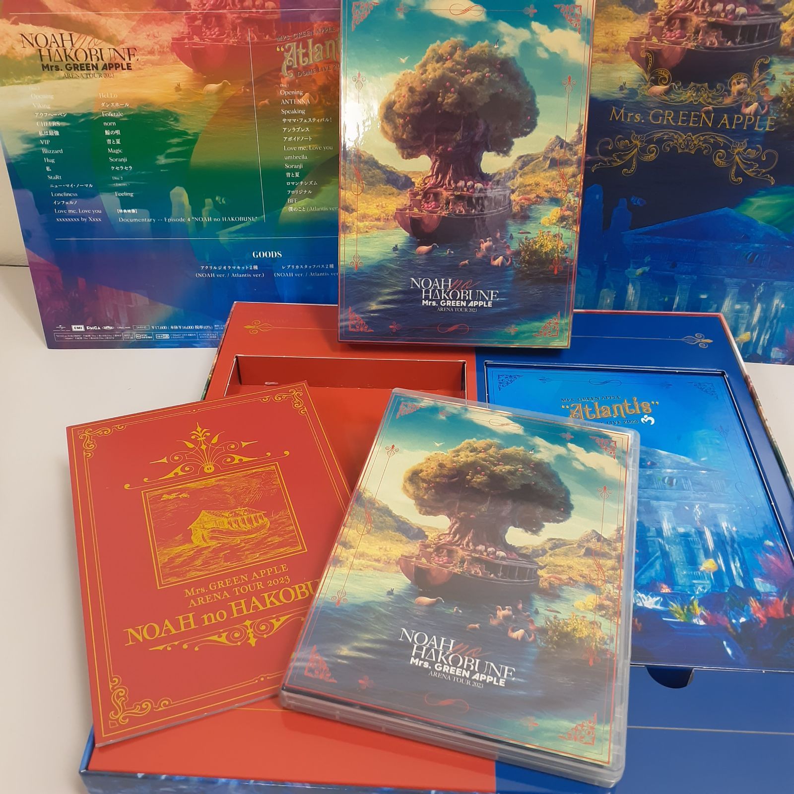 三沢店18】 Mrs. GREEN APPLE 2023 NOAH no HAKOBUNE 購入 Atlantis DVD