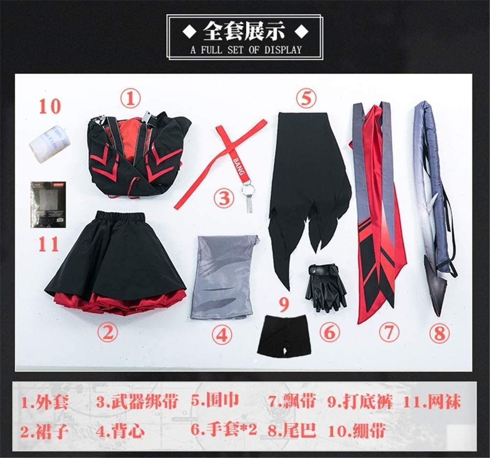 高品質 アークナイツ Arknights W コスプレ衣装 コスプレ ワンピース ドレス| ウィッグ 靴別売り |コスチューム 変身 仮装 ステージ服BJ0925ML03 ハロウィン