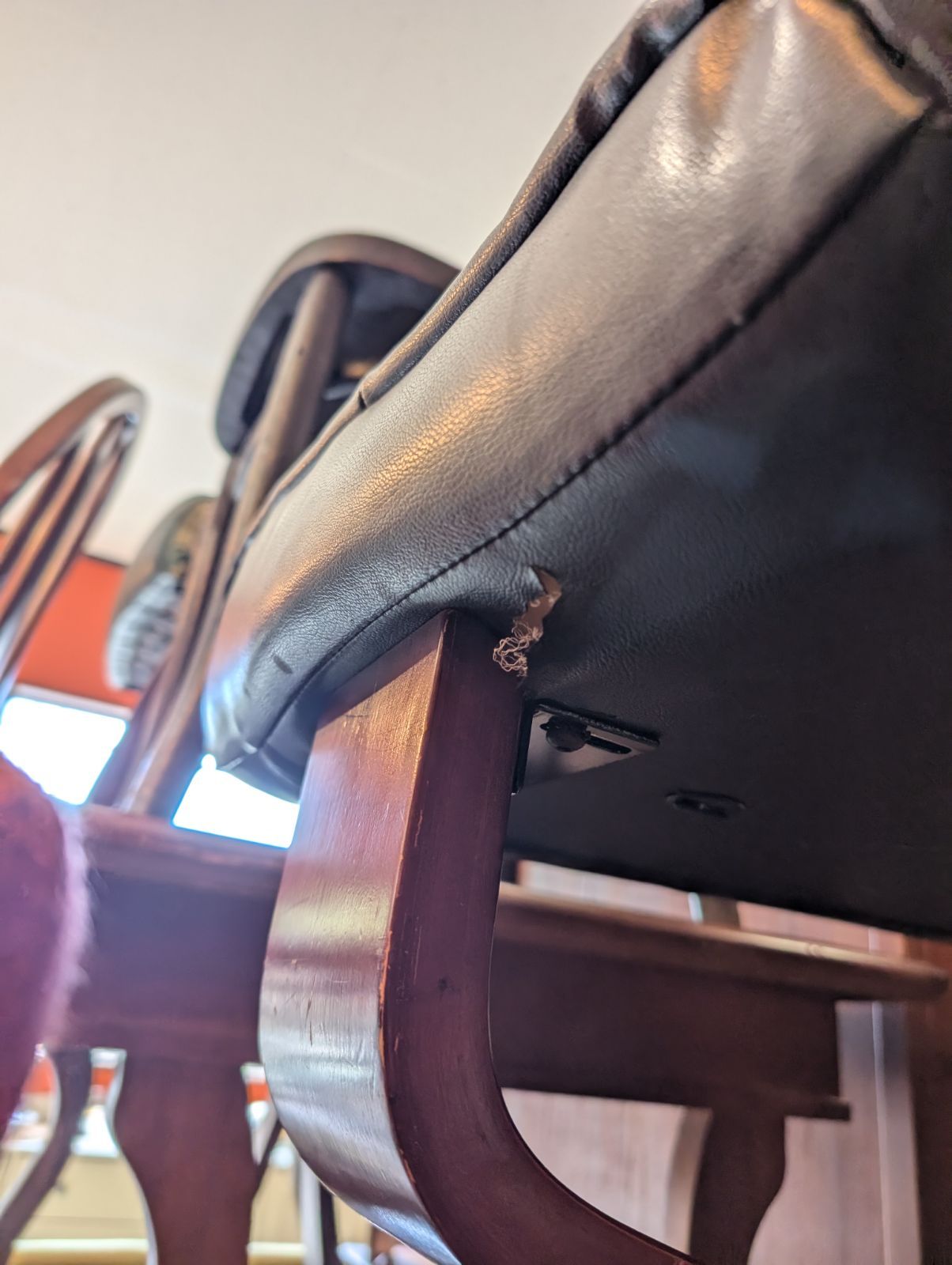 送料込】Ekornes エコーネス ヴィンテージ オットマンスツール レザー