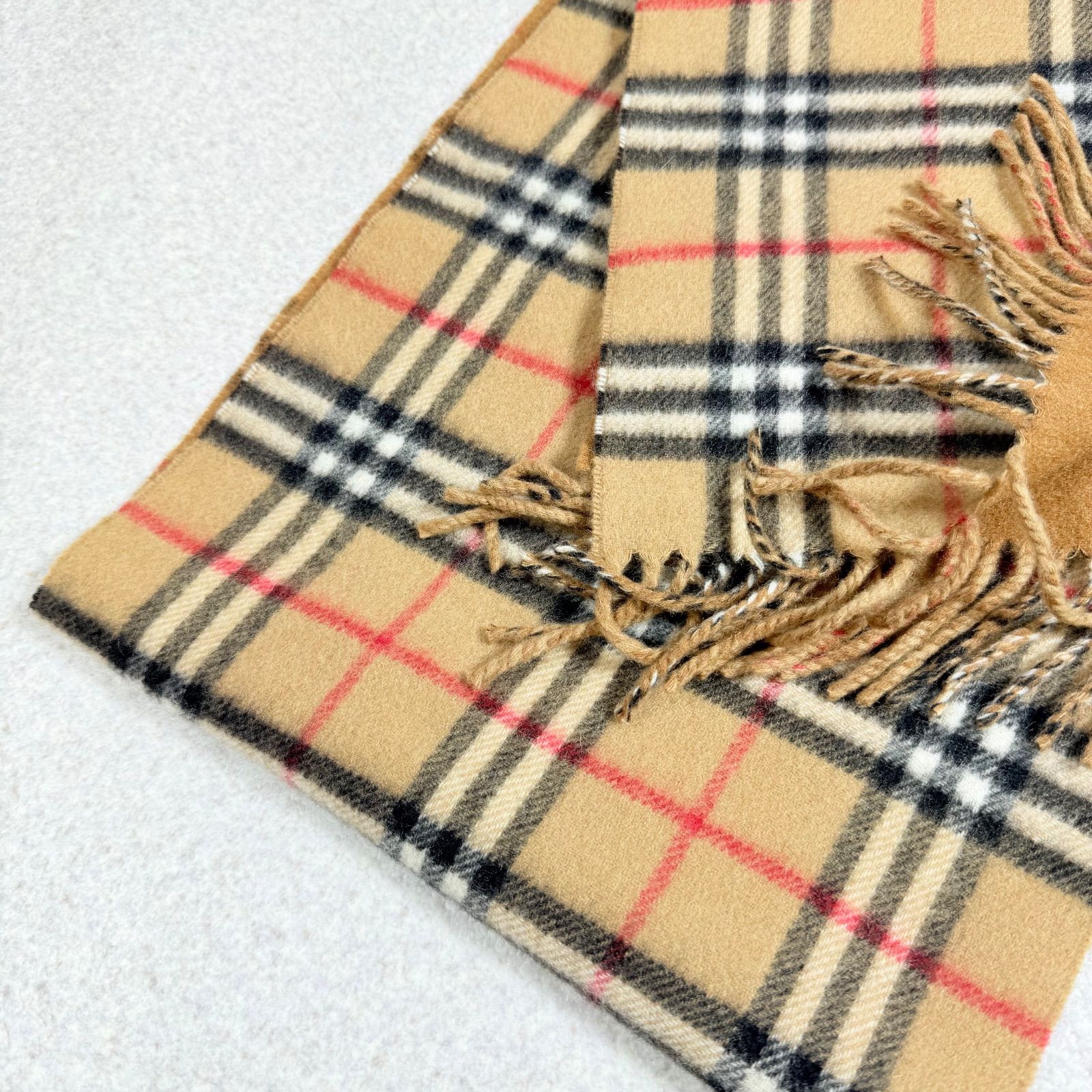 BURBERRY'S バーバリーズ バーバリー カシミヤ100% リバーシブル