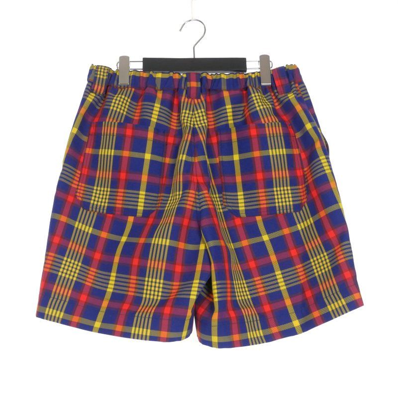 ワタルトミナガ WATARU TOMINAGA 25SS チェック柄 ショートパンツ ショーツ 2 マルチカラー WTSS25-PT-02