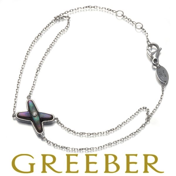 最終値下げ　ブラックダイヤ　ブレスレット　K18wg 新品K18WG ブラックダイヤモンド ブレスレット 50ct AAA ダブル