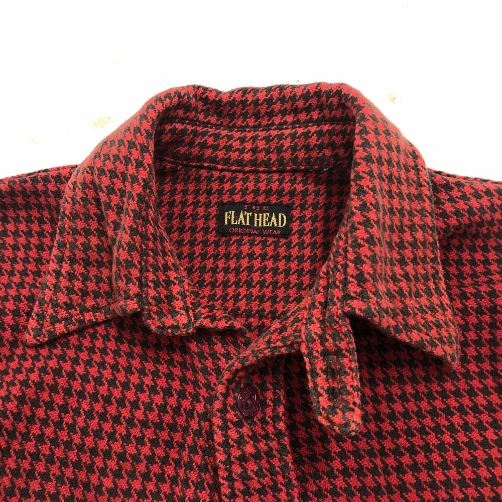 02w17674 ザフラットヘッド THE FLAT HEAD ネルシャツ チェック